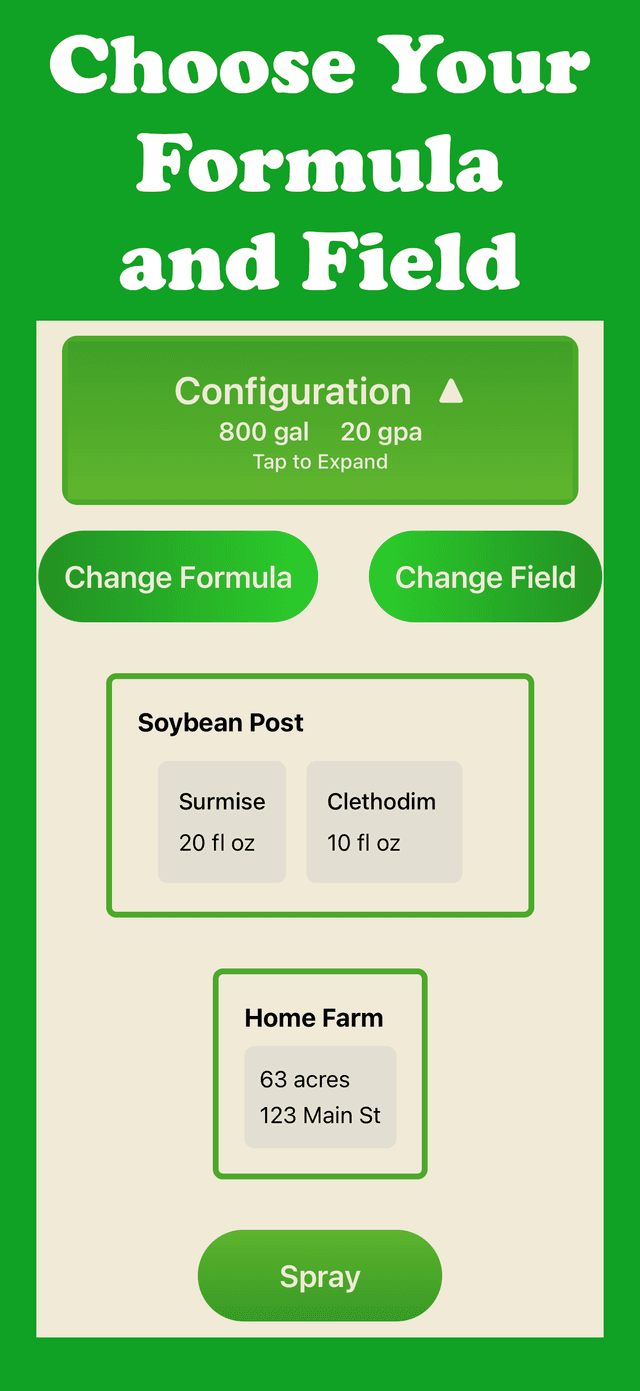 Choose Your Formula and Field